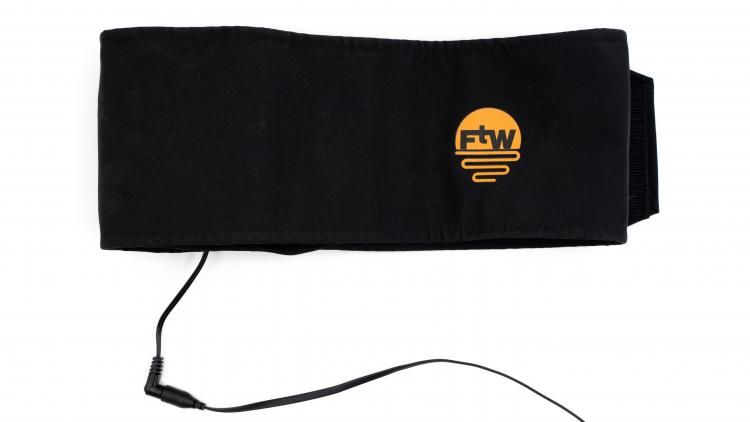 A material belt worn around your waist which maintains comfortable body temperature via a battery