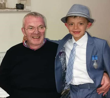 Iggy with Grandad