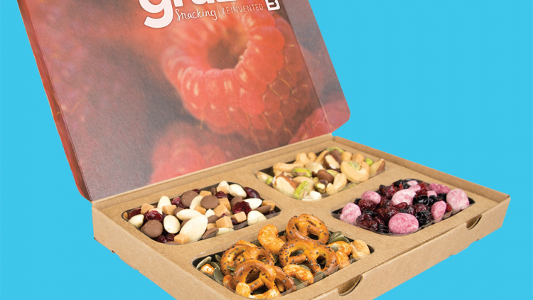 A service which sends a box with healthy snacks direct to your door at a frequency you choose