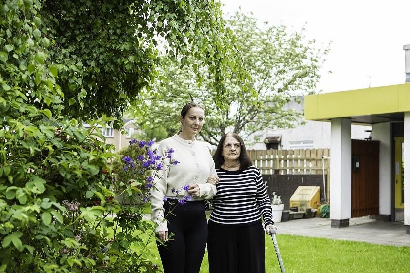 Jean and her daughter