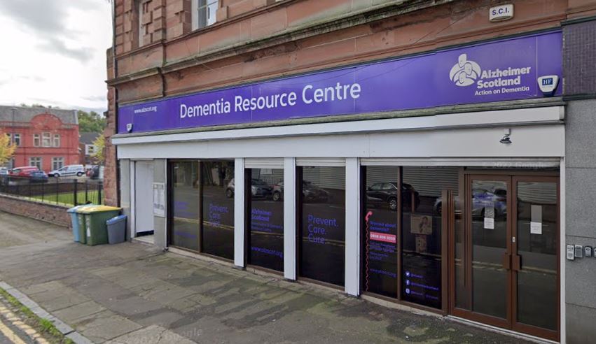 Exterior of Alzheimer Scotland Lanarkshire Brain Health and Dementia Resource Centre