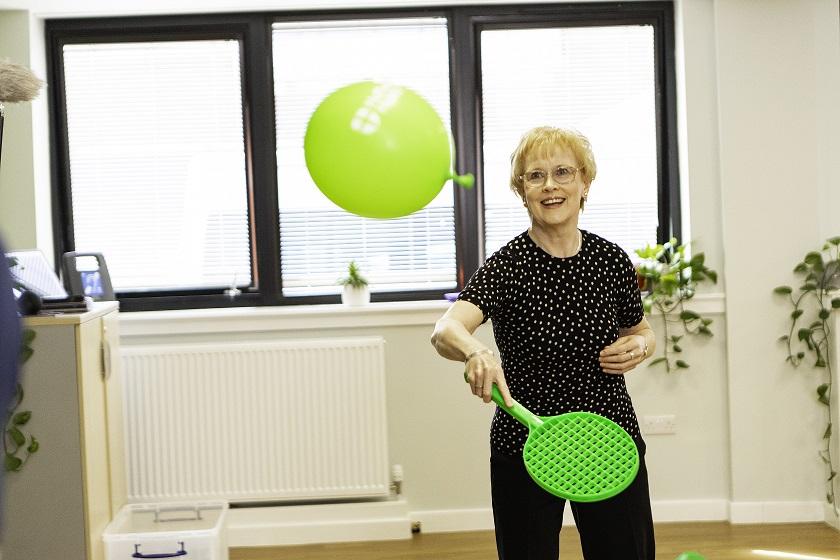 Margaret and balloon