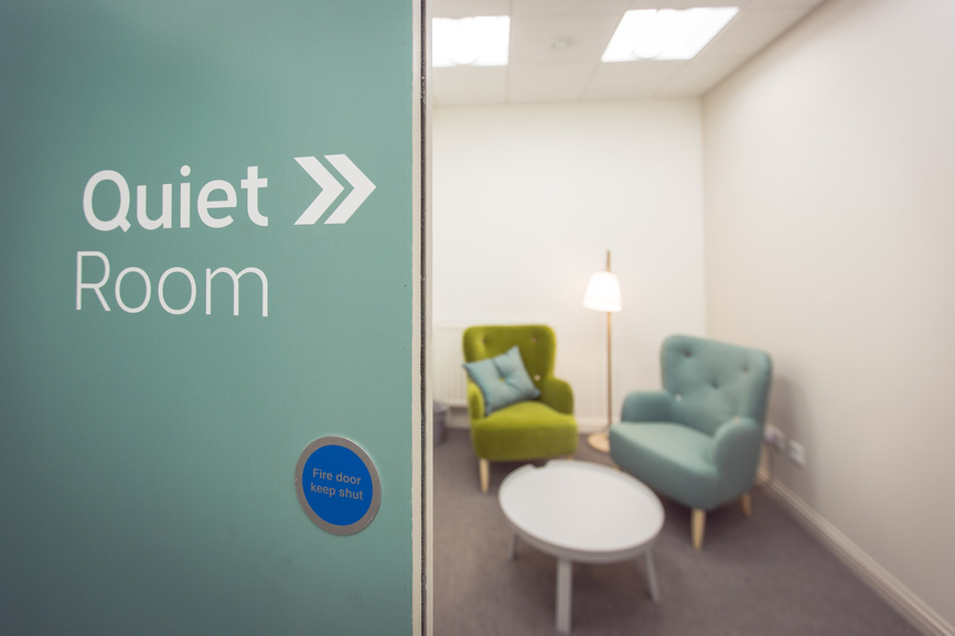 Interior of an Alzheimer Scotland Brain Health and Dementia Resource Centre