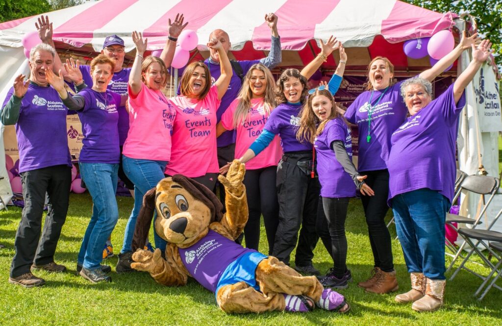 alzheimer scotland events team
