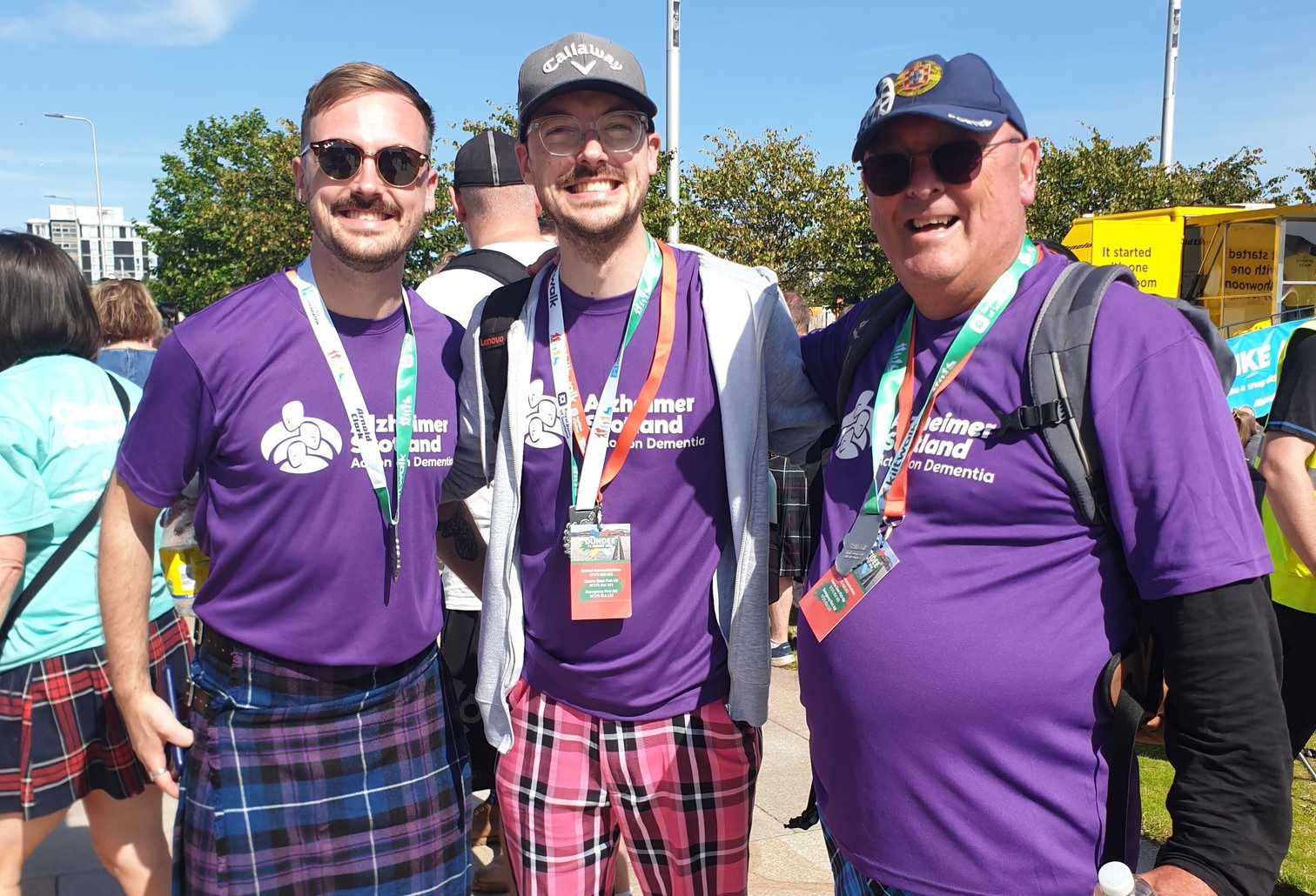 Kiltwalk aberdeen alzheimer scotland