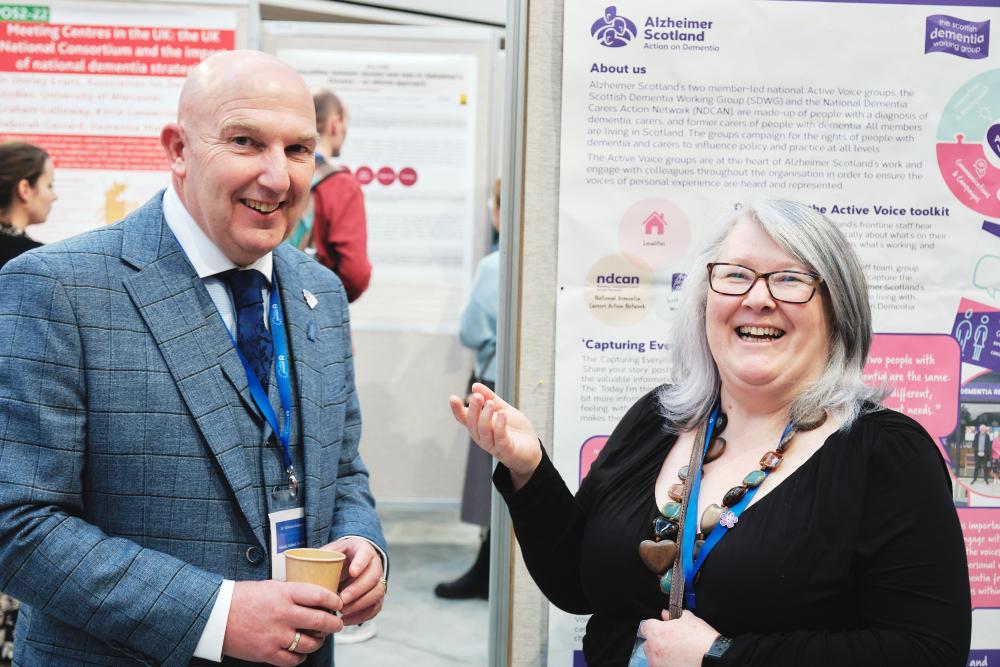 Anne Tierney of NDCA and Stuart Dougall of SDWG
