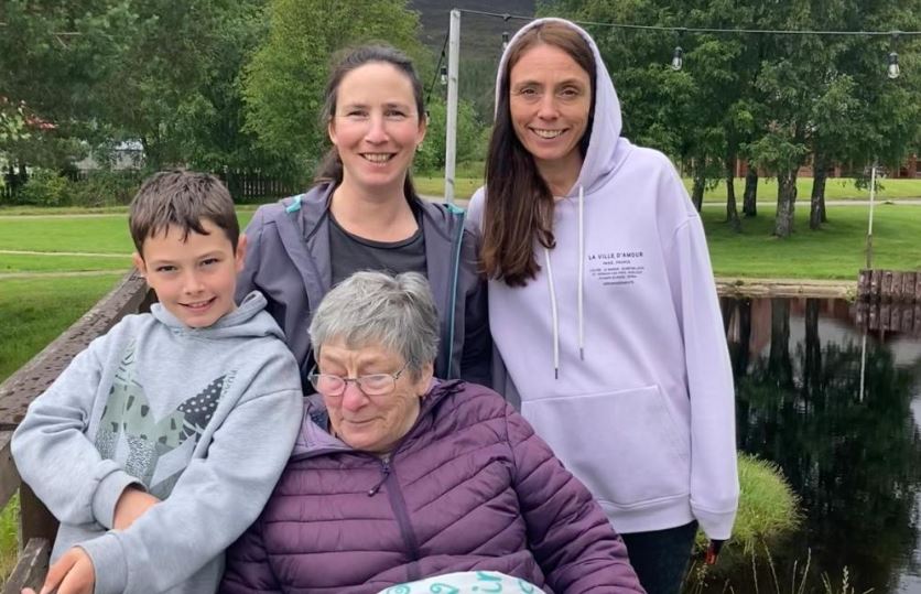 Jo, Sue and family