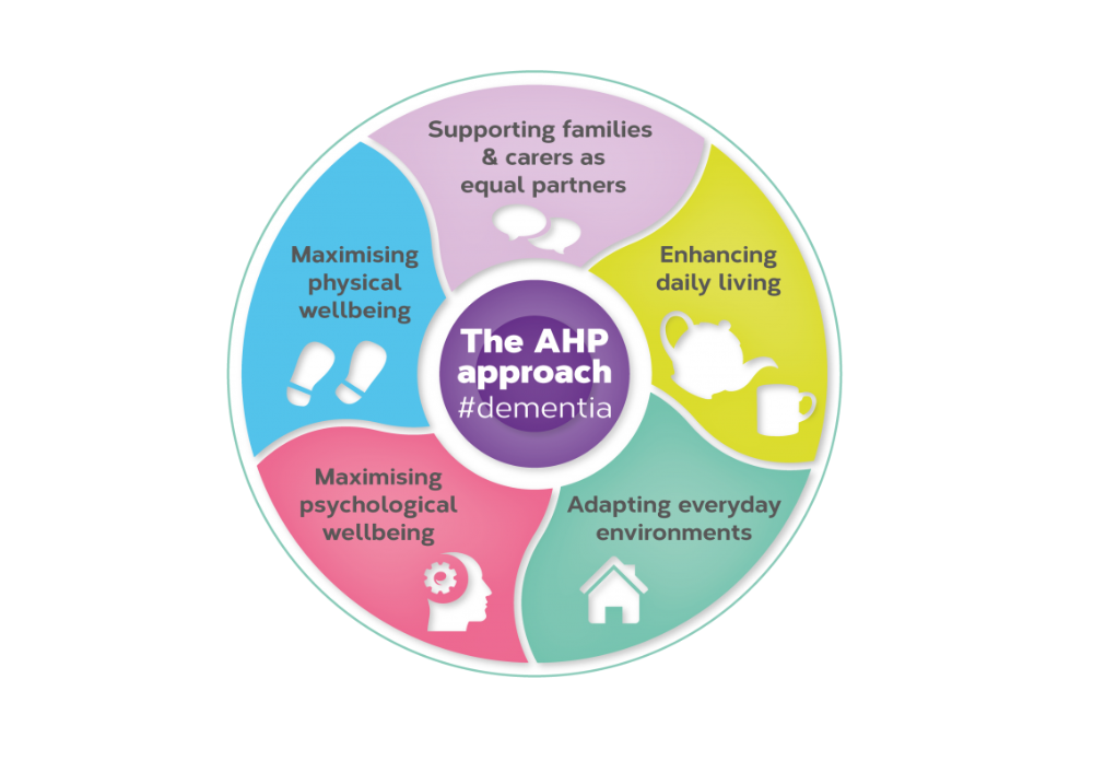 A diagram illustrating the Allied Health Professional approach