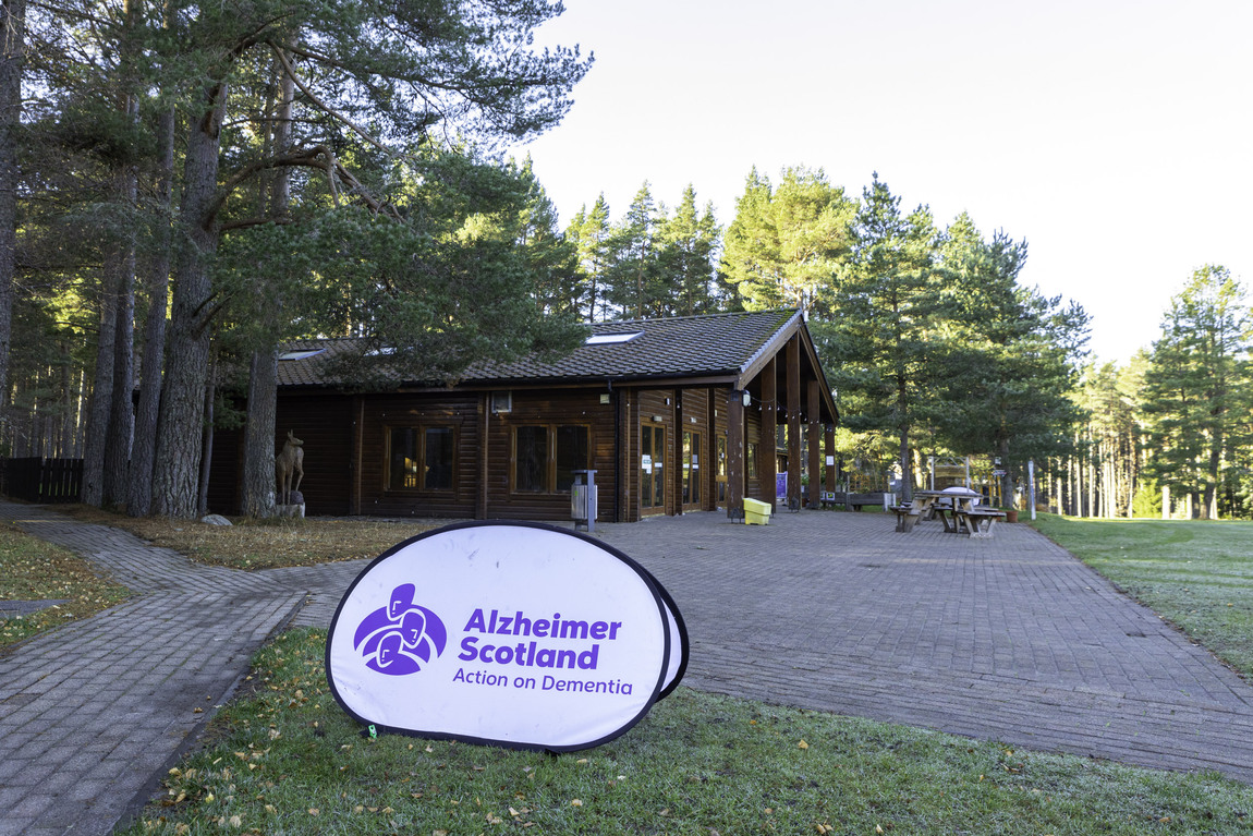 The exterior of the Alzheimer Scotland dementia resource centre in Badaguish