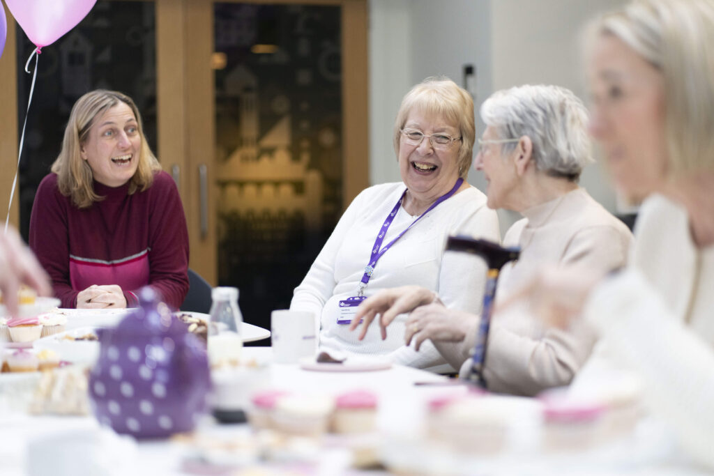 Group of women enjoying Tea and Blether event