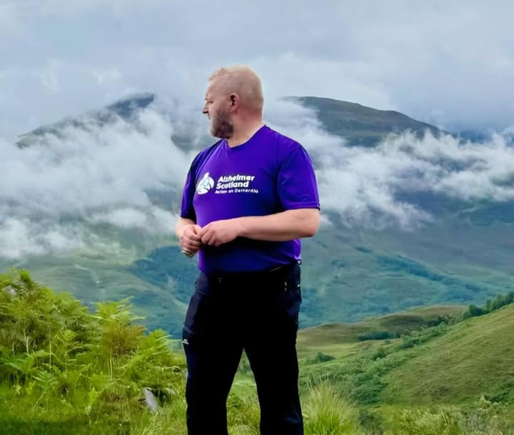 Douglas walked almost 100 miles along the West Highland Way to raise funds in memory of his parents.