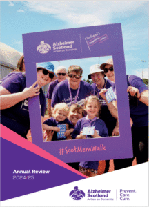 Click below to download Alzheimer Scotland's Annual Review 2024-25