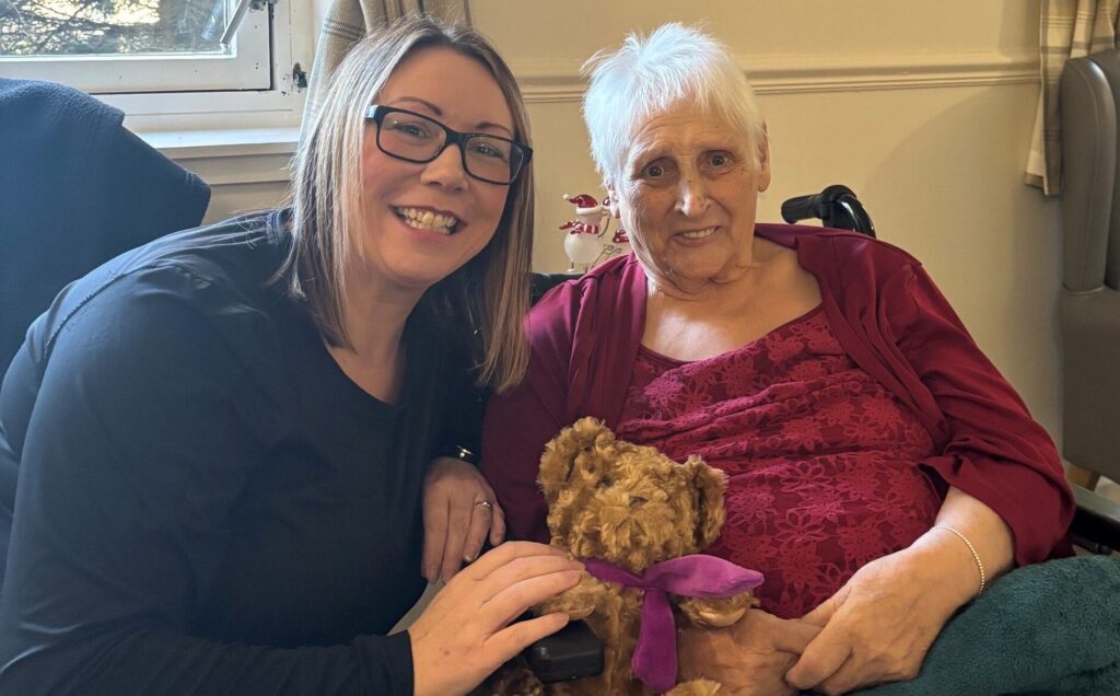 Debbie, Rosie and teddy